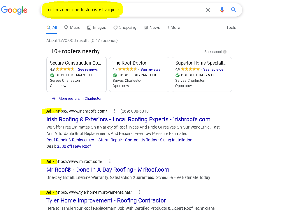 ppc ads example