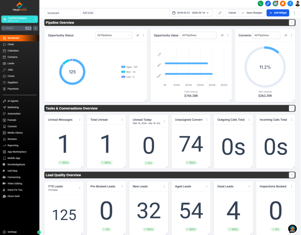 TruePitch CRM - Marketing Automation